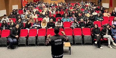 Bursa Emniyet Müdürlüğü'nden eğitim, bilgilendirme, ve farkındalık eğitimi!