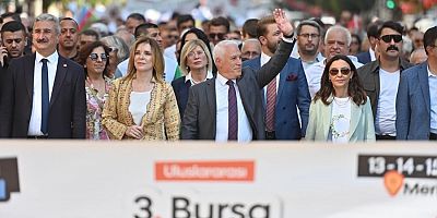 Bursa Gastronomi Festivali kortej yürüyüşüyle başladı