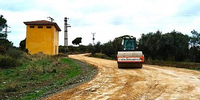 Bursa Gemlik'te arazi yolları açılıyor