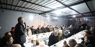 Bursa İnegöl'de Bereket Sofrası Mevlana Camiinde kuruldu