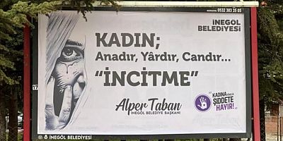 Bursa İnegöl'de kadına yönelik şiddete karşı anlamlı etkinlik