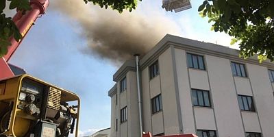 Bursa İnegöl'de öğrenci yurdunda yangın çıktı!