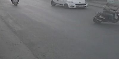 Bursa İznik'te feci kaza güvenlik kameralarına böyle yansıdı