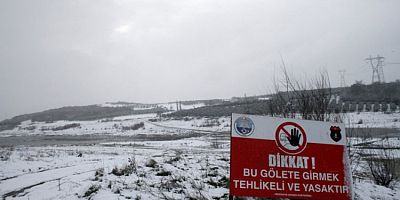 Bursa Mudanya'da son yağışlar sulama göletine can suyu oldu