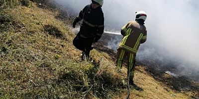Bursa Mustafakemalpaşa'da orman yangını