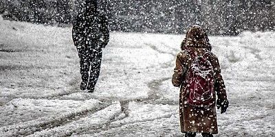 Bursa'nın Büyükorhan ilçesinde eğitime kar engeli