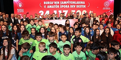 Bursa'nın şampiyonlarına ve amatör spora dev destek