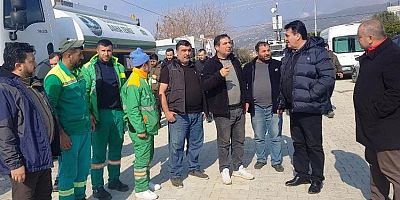 Bursa Osmangazi Belediye Başkanı Dündar, bölgedeki çalışmaları yerinde inceledi