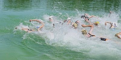 Bursa Osmangazi'de Akuatlon heyecanı