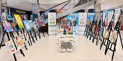 Bursa Osmangazi'de özel gereksinimli bireylerden göz kamaştıran sergi