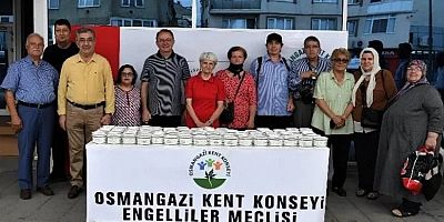 Bursa Osmangazi Kent Konseyi engellileri unutmadı