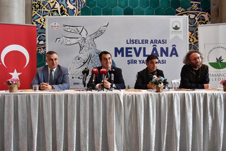 Bursa Osmangazi'de Mevlana Şiir Yarışması’nın kazananları belli oldu