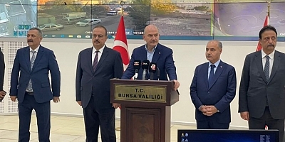 Bursa tarihinin en büyük uyuşturucu operasyonunu Bakan Soylu açıkladı