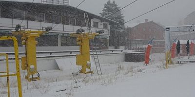 Bursa Uludağ'da kar kalınlığı 50 santimetreye ulaştı