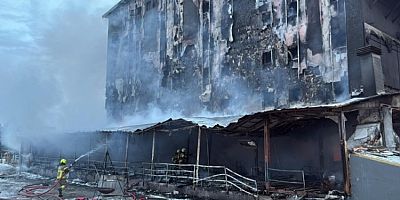 Bursa Uludağ'da otel yangını kontrol altına alındı: Küle döndü!