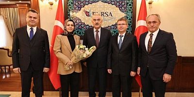 Bursa Valisi Erol Ayyıldız'a öğretmenler gününde ziyaret düzenlendi