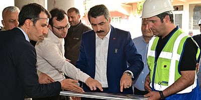 Bursa Yavuzselim Kapalı Pazar Alanı'nda yol yarılandı