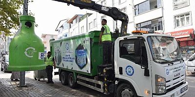 Bursa Yıldırım'da atık camlar doğaya geri dönüşüme kazandırılıyor