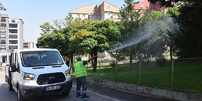 Bursa Yıldırım'da ilaçlama çalışmaları devam ediyor