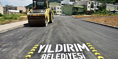 Bursa Yıldırım'da yollar yenileniyor