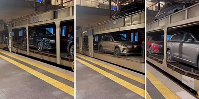 Bursalı TOGG, Avrupa yollarında! İlk sevkiyat böyle görüntülendi...