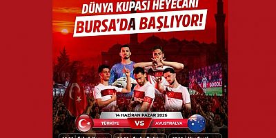 Bursalılar Dünya Kupası heyecanını dev ekranda yaşayacak