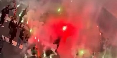 Bursaspor'a coşkulu karşılama! Taraftarlar tezahüratlarla ortalığı inletti...