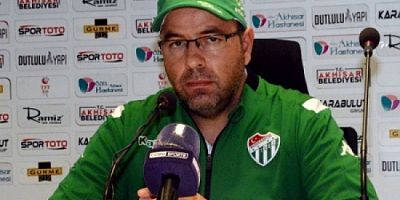 Bursaspor antrenörü Fazlı Tan: İstediklerimizi yapamadık