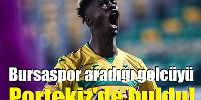 Bursaspor aradığı golcüyü Portekiz'de buldu!
