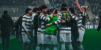 Bursaspor deplasmanda 2 puan bıraktı...