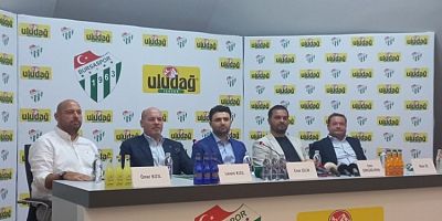 Bursaspor Kulübü'nün sırt sponsoru Uludağ İçecek