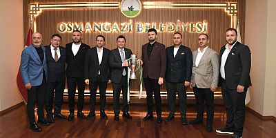 Bursaspor’un şampiyonluk kupası Osmangazi Belediyesi’nde