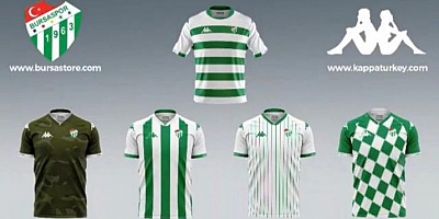 Bursaspor'un yeni formaları bugün satışa çıkıyor