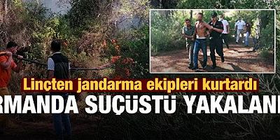 Büyük çapta orman yangını çıkarmaya çalışan şahıs suçüstü yakalandı!
