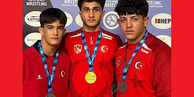 Büyükşehir Belediyesporlu güreşçilerden 3 madalya