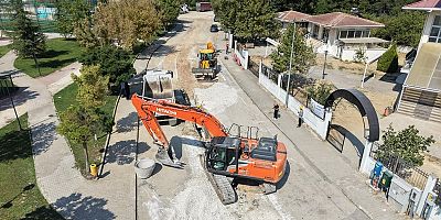 Büyükşehir’den Kayapa TOKİ’de altyapıya kalıcı çözüm