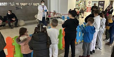 Büyükşehir’den tedavi gören çocuklara moral