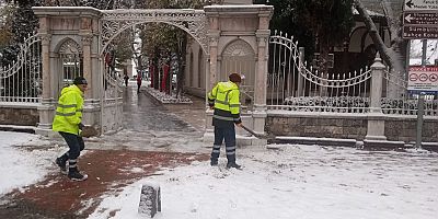 Büyükşehir kar ve lodosa geçit vermedi