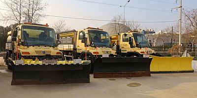 Büyükşehir karla mücadeleye hazır