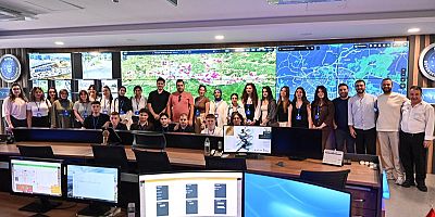Büyükşehir stajyerleri hizmet alanlarını yerinde inceledi