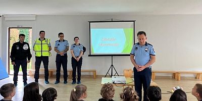 Büyükşehir zabıtasından çocuklara trafik eğitimi