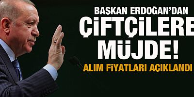 Çiftçilerin merakla beklediği alım fiyatları açıklandı