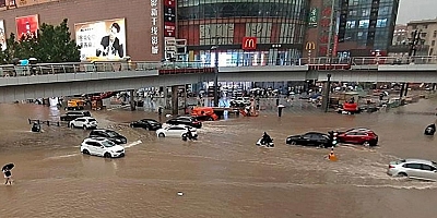 Çin’de sel felaketi: 12 ölü!