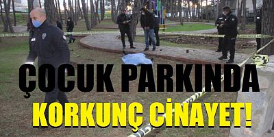 Çocuk parkında korkunç cinayet!