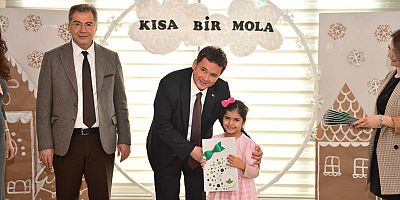 Çocukların Karnelerini Başkan Erkan Aydın Verdi