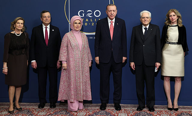 Cumhurbaşkanı Erdoğan, G20 Liderleri onuruna verilen akşam yemeğine katıldı