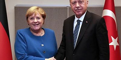 Cumhurbaşkanı Erdoğan, Merkel ile görüştü