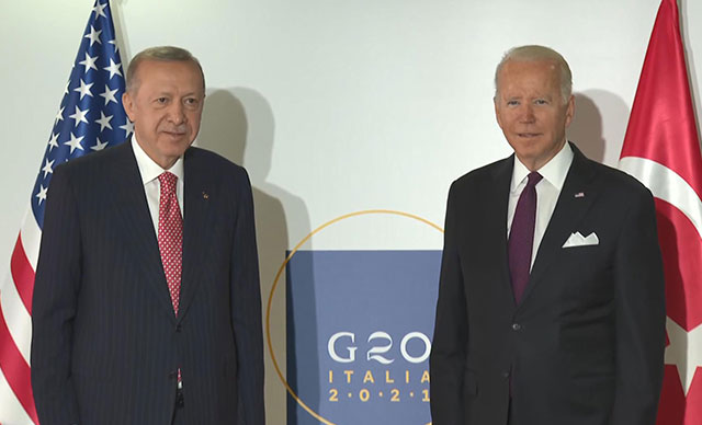 Cumhurbaşkanı Erdoğan ve ABD Başkanı Biden görüşmesi başladı
