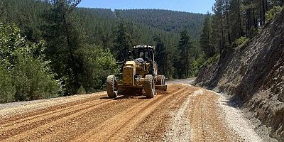 Dağ ilçelerinin yollarına Büyükşehir imzası