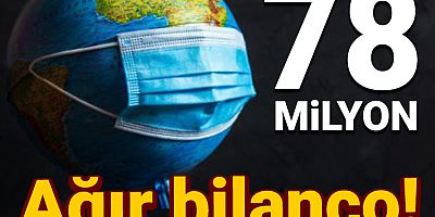Dünya genelinde Kovid-19 vaka sayısı 78 milyonu geçti